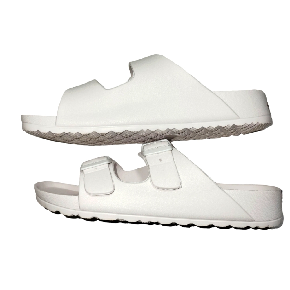 Mia Girl White Rubber Sandals Size 9 - Picture 2 of 7